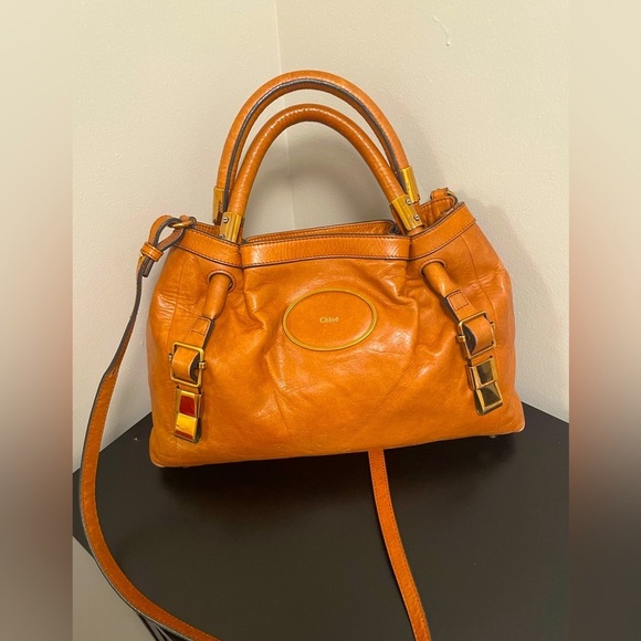 Chloe leather Victoria 2Way crossbody handbag EUC - Picture 5 of 9